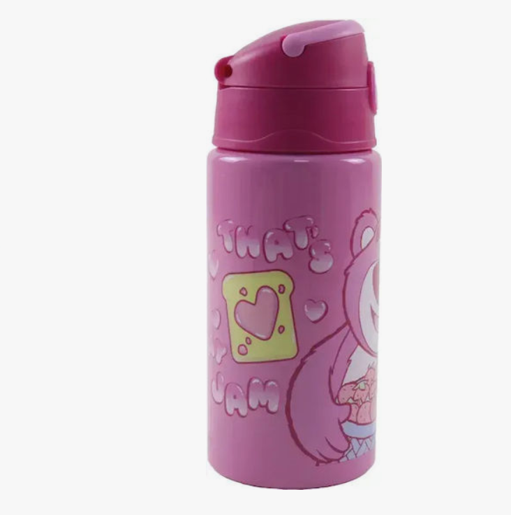 Garrafa Inox 500ml com palhinha - Lotso