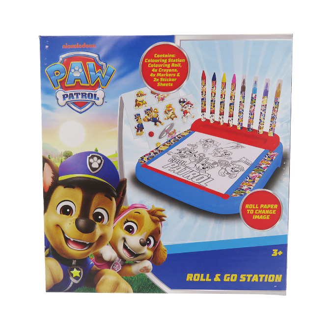 Estação de colorir paw patrol