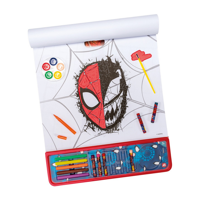 Bloco de Colorir gigante 5 em 1 - Homem Aranha