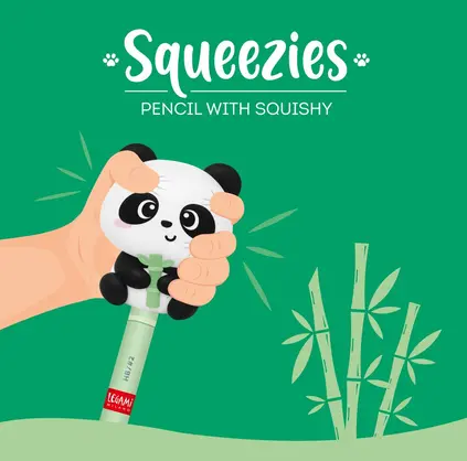 Lápis HB Squeezies - Panda