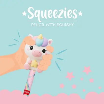 Lápis HB Squeezies - Unicorn