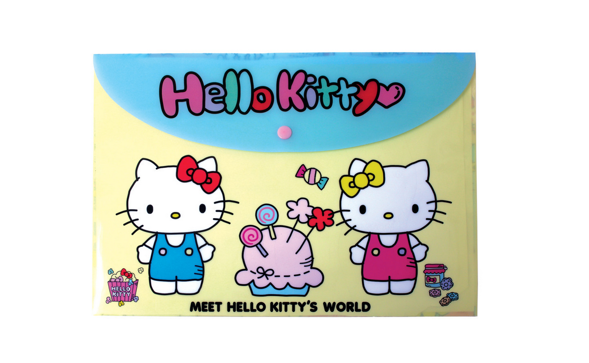 Capa para Documentos A4 - Hello Kitty