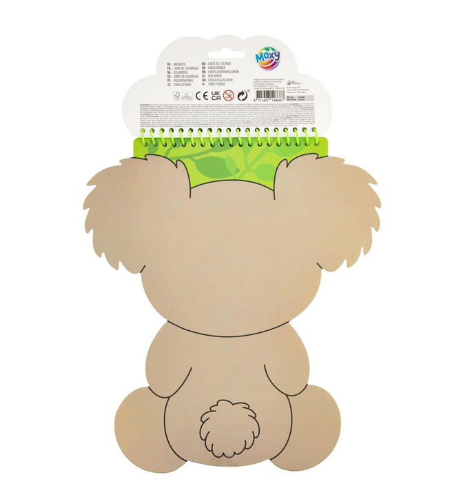 Livro de colorir com 6 lápis - Koala