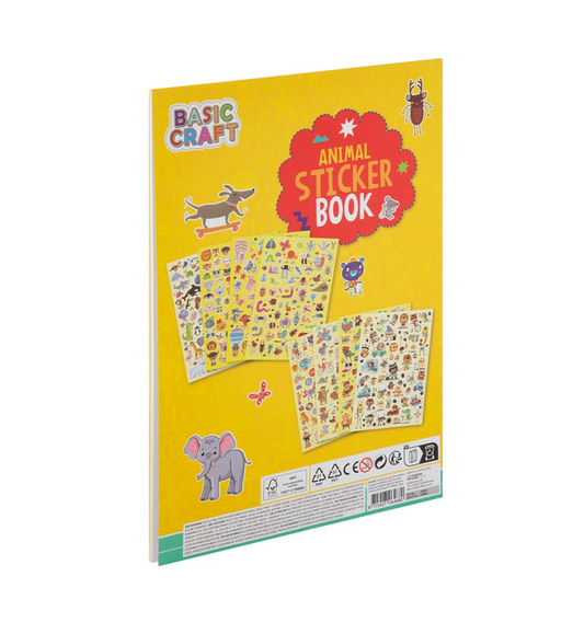 Livro de autocolantes - Animais
