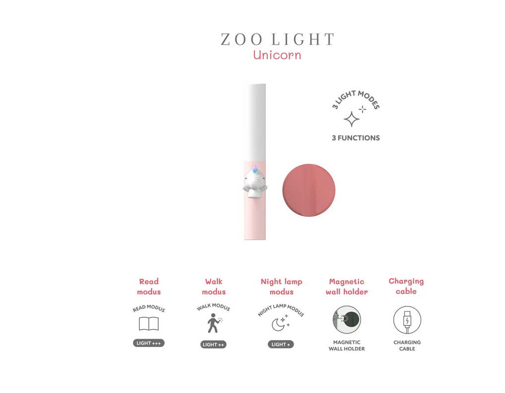 Luz de presença Zoo Light - Unicornio