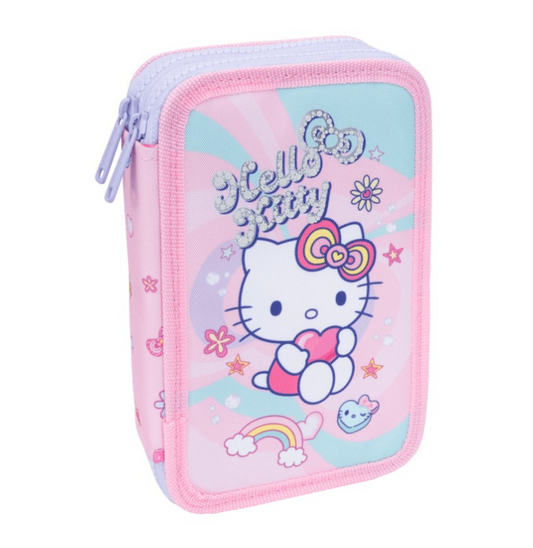 Estojo JUMPER  Hello Kitty  - 2 Compartimentos