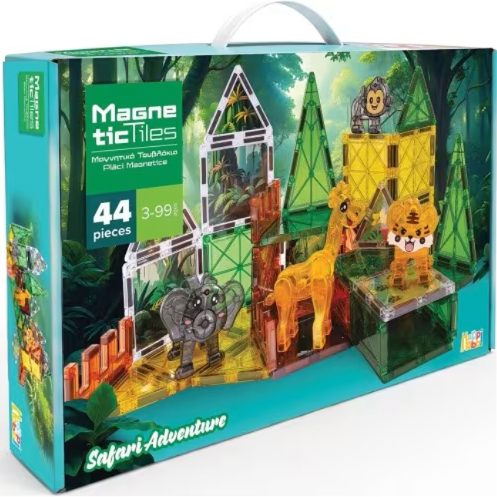 Blocos Magnéticos 44pçs - Safari