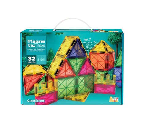 Blocos Magnéticos 32pçs - Classico