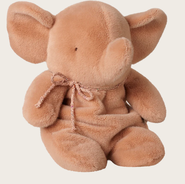 Peluche de elefante, média – Rosa vintage