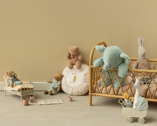 Peluche elefante, tamanho médio – Verde-menta suave