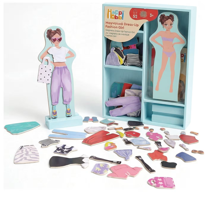 Magnectic box - Vestir a boneca