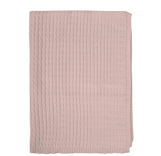 Kit de Manta + Gorro - Rosa Velho