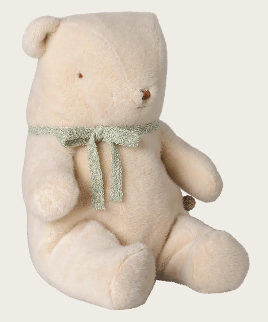 Urso de peluche, Médio – Branco 24cm