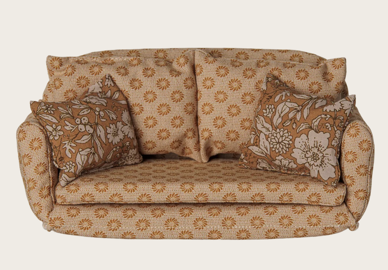 Sofá-cama, Rato, Grande - Ocre