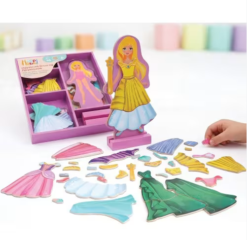 Magnectic box - Vestir a boneca