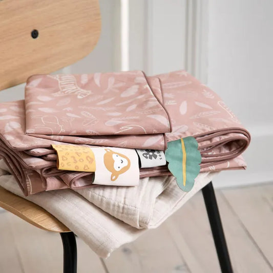 Roupa de Cama Junior Wildlife - Sunset Pink