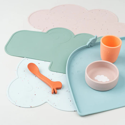 Individual de mesa em silicone - Confetti - Blue