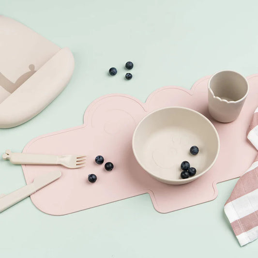 Individual de mesa em silicone - Croco - Powder