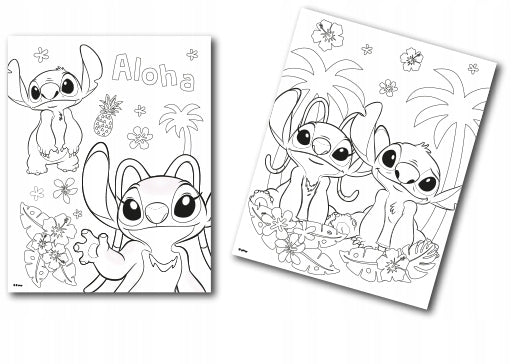 Pintar c/ numeros - Stitch