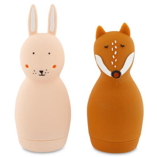 Animais de Apertar para o Banho -  Mrs. Rabbit & Mr. Fox