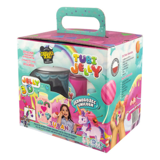 Kit Jelly com 6 cores e pequeno aquário – Unicórnio