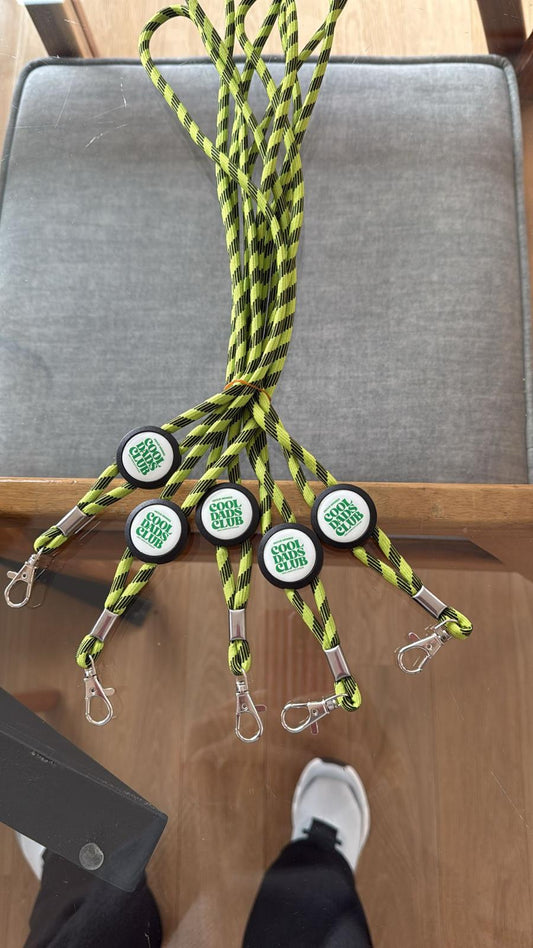 Fita/lanyard porta chaves ou cartões - Cool Dads Clubs