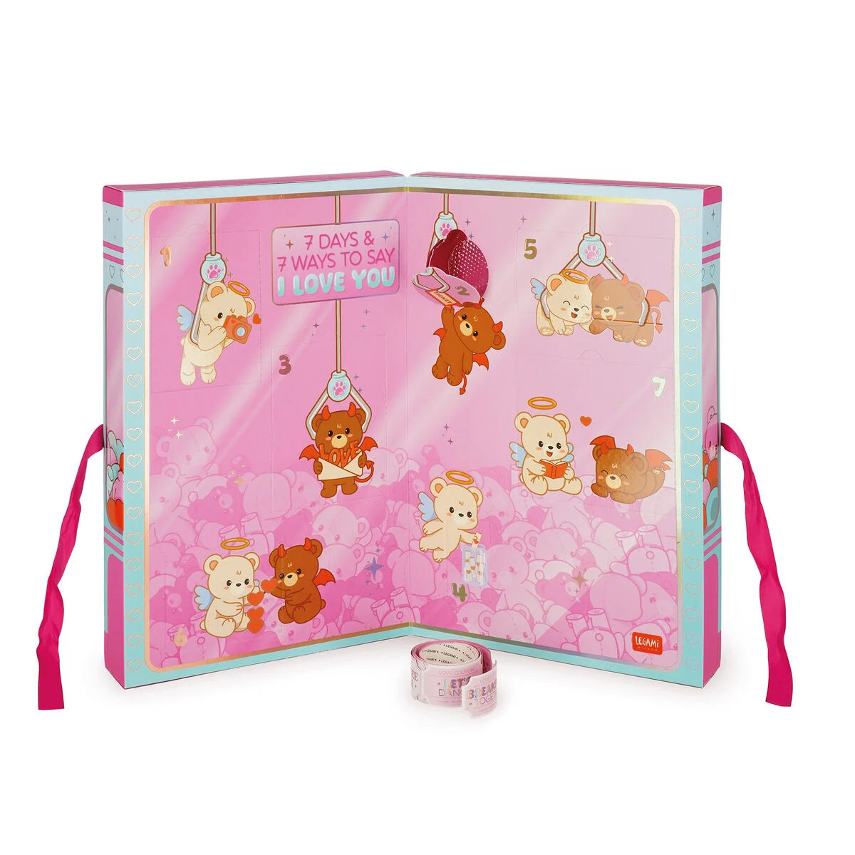 Caixa de 7 Surpresas - 7 dias e 7 formas de dizer "Amo-te"