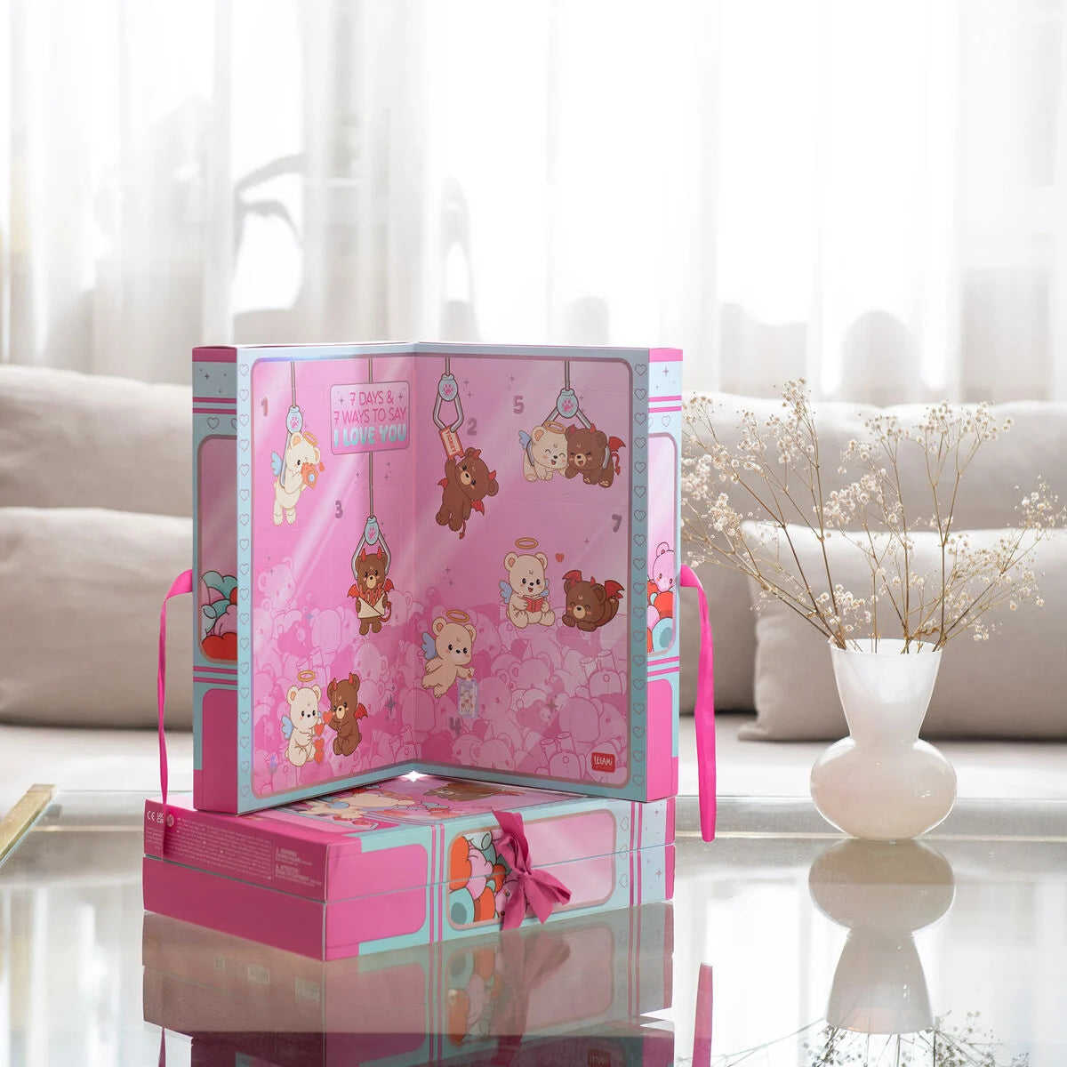Caixa de 7 Surpresas - 7 dias e 7 formas de dizer "Amo-te"