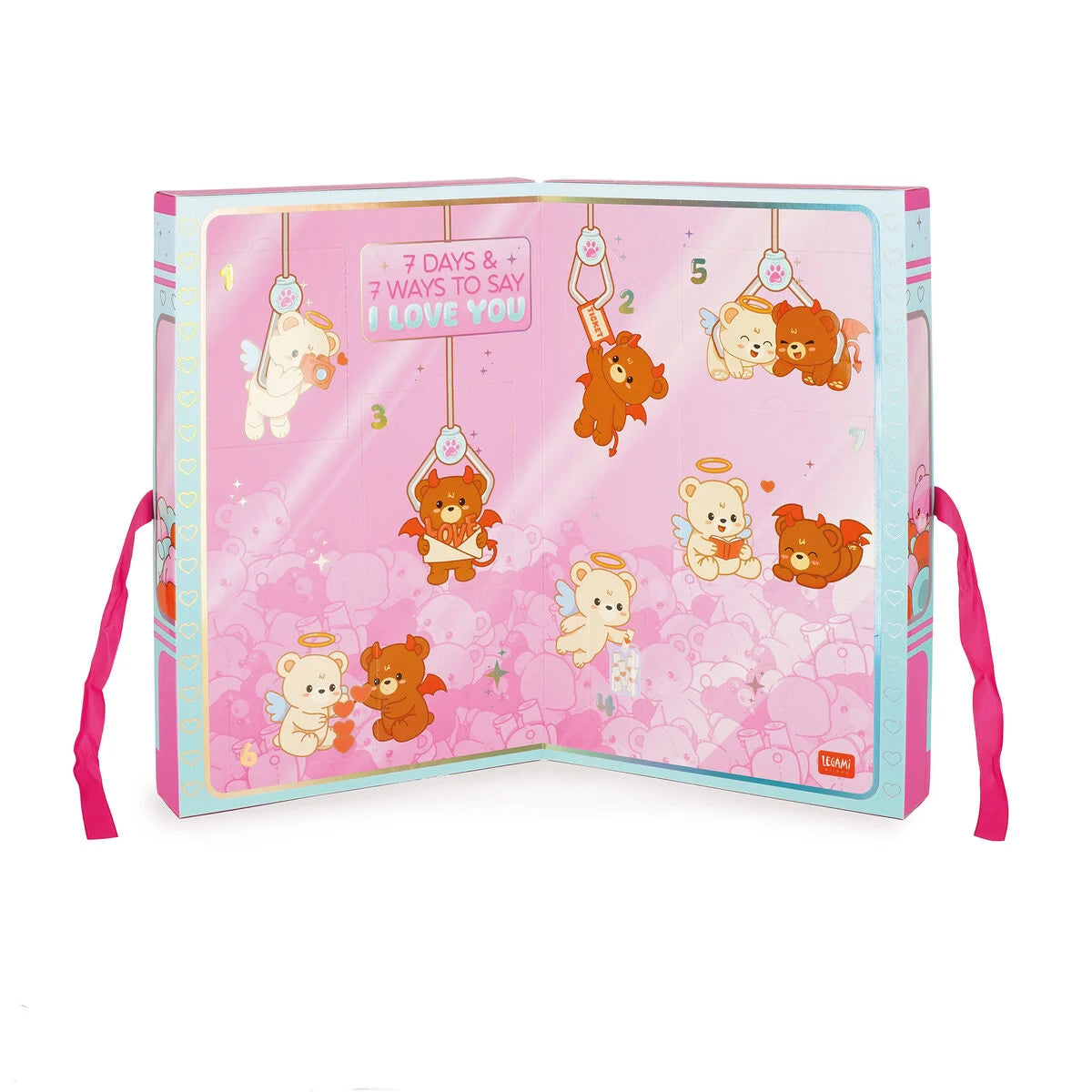 Caixa de 7 Surpresas - 7 dias e 7 formas de dizer "Amo-te"