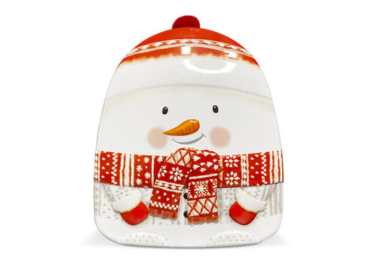 Lata boneco de neve c/pompom