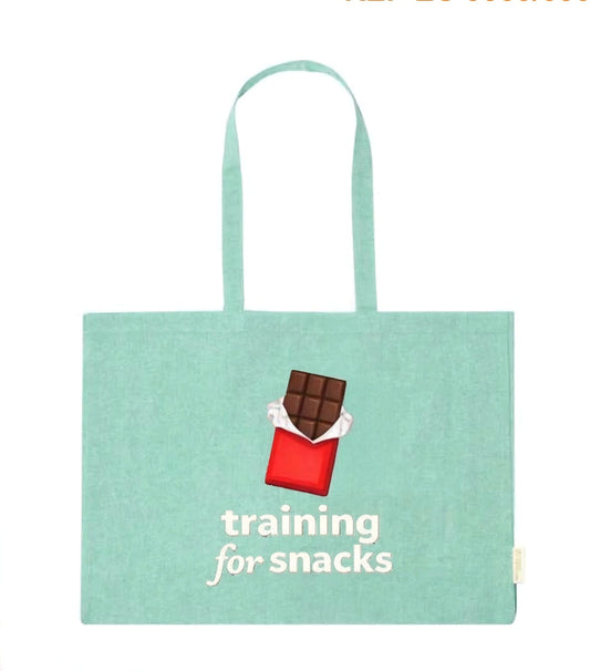 Tote Bag L - Training For Snacks