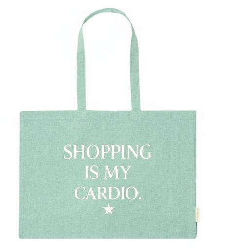 Tote Bag L - Shopping is my Cardio