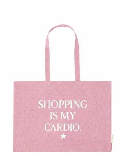 Tote Bag L - Shopping is my Cardio