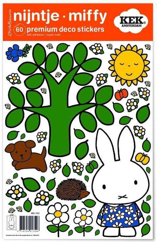 Wallstickers Miffy - 60 mini autocolante