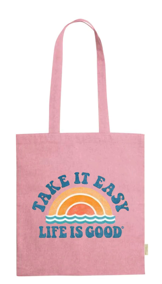 Tote Bag M - Take it Easy Life is Good