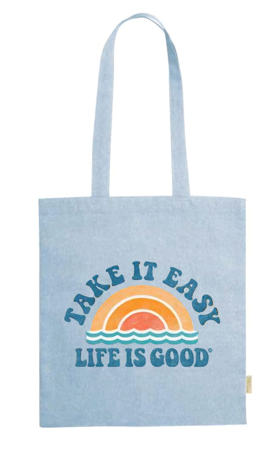 Tote Bag M - Take it Easy Life is Good