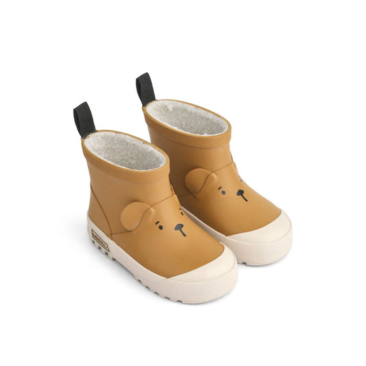 Botas de chuva Térmicas - Urso / Golden caramel