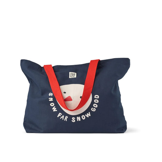 Tote Bag - Snow far snow good / Classic navy