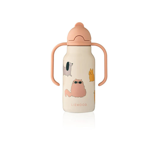 Garrafa termica 250ml - Cats and Dogs / Sandy