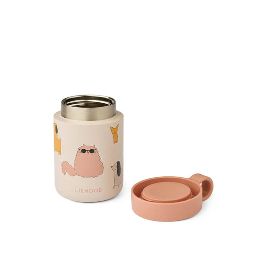Termos Kian 350ml - Cats and Dogs / Sandy