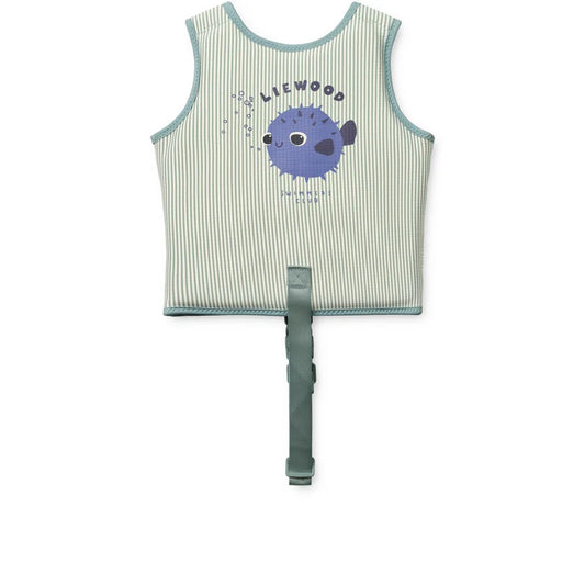 Colete de banho - Seersucker Peppermint / Sandy