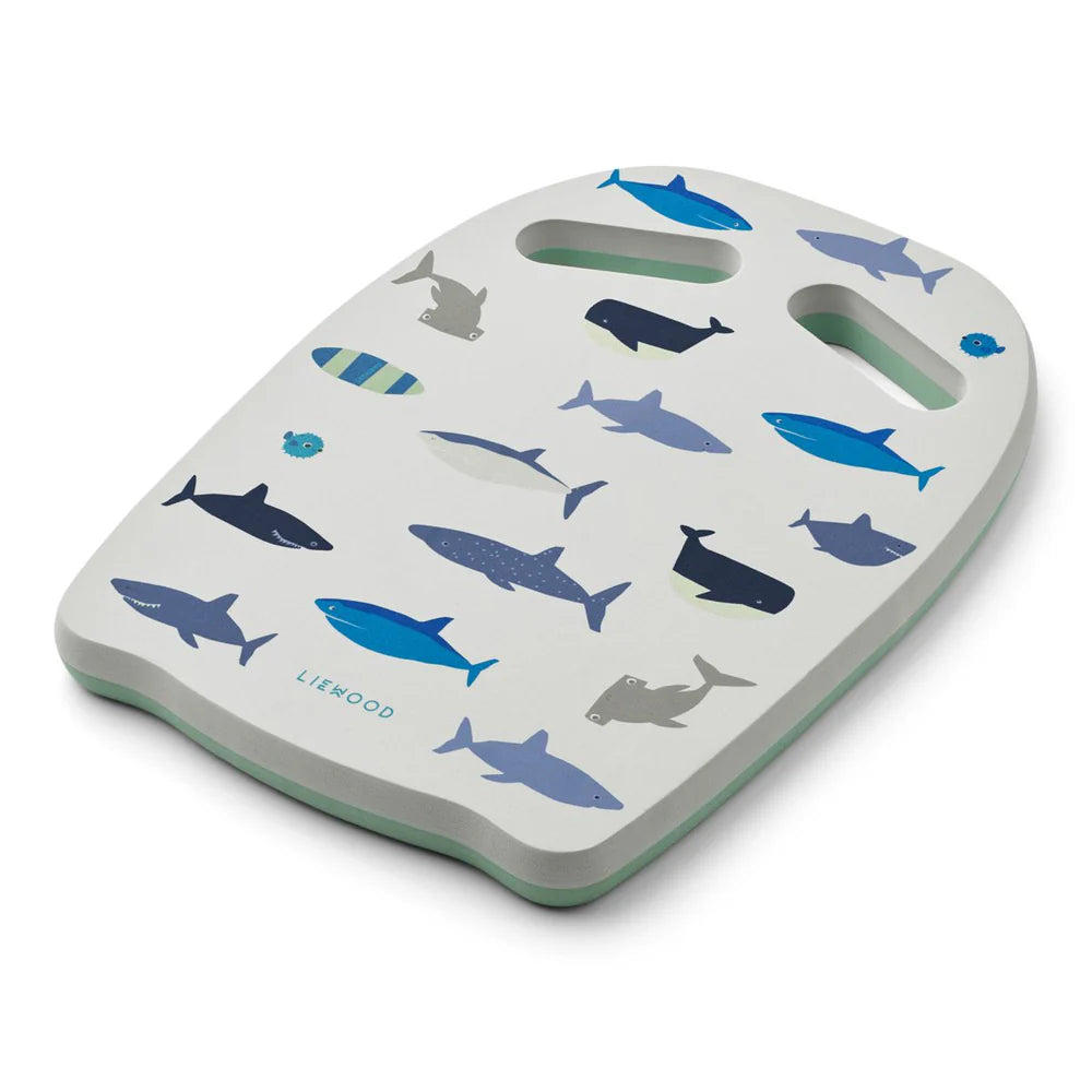 Hayden Swim Board - Shark / Dove blue