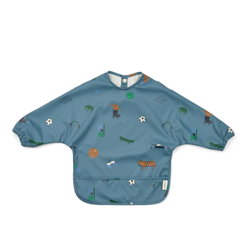 Babete Merle Manga Comprida - Fun / Beach blue