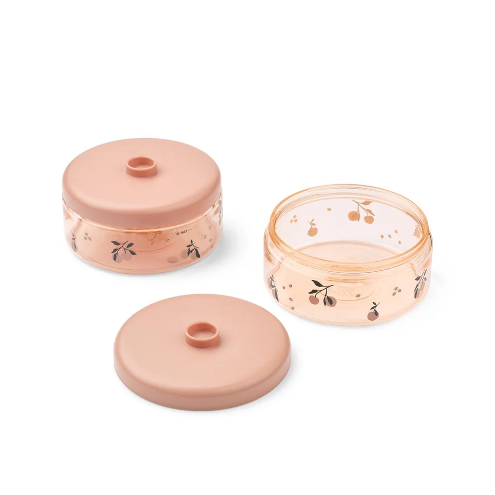 Caixas Empilhaveis Dominique - 500 ml  - Peach / Sea shell