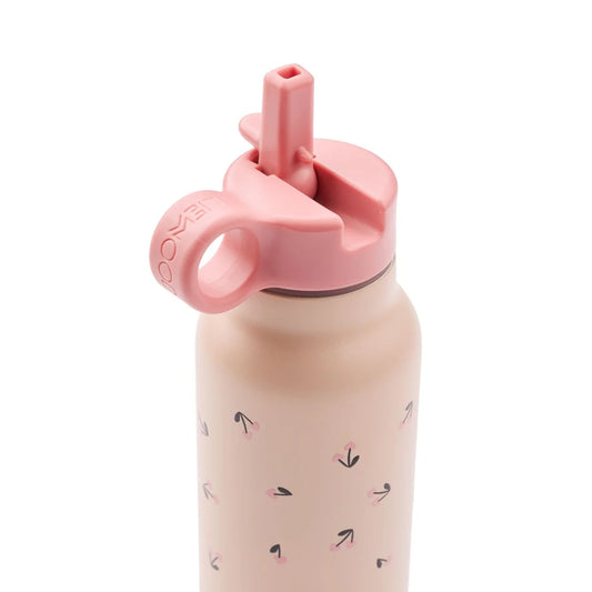 Garrafa Termica 350ml - Mini Cherry heart / Rosey