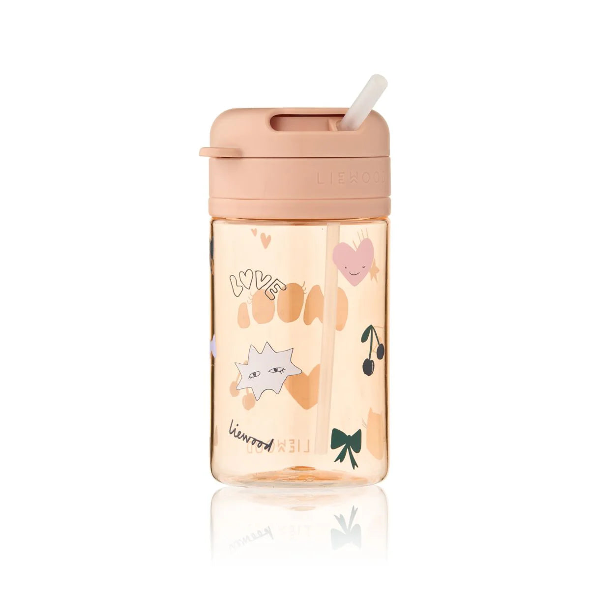 Garrafa Tritan com Palhinha 500 ml -  Mood  Pale Tuscany