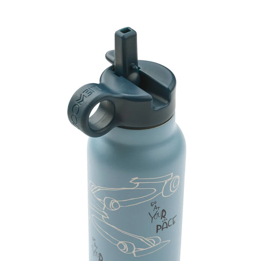 Garrafa Termica 350ml - Race cars / Beach blue