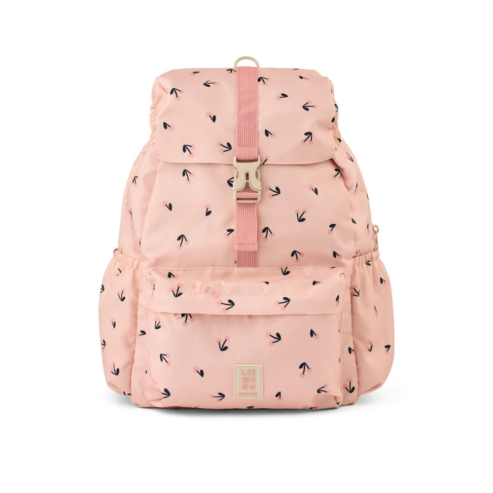 Mochila Escolar Johnny - Cherry heart / Rosey
