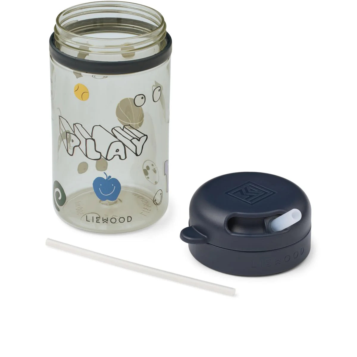 Copo Tritan com Palhinha 500 ml - Play Dusty Peppermint