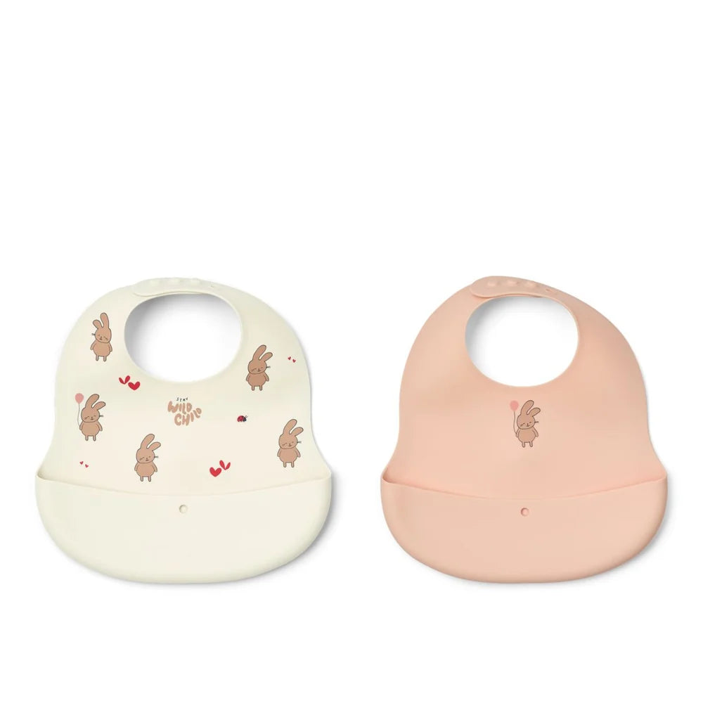 Babete de silicone Tilda - Wild child / Rosey
